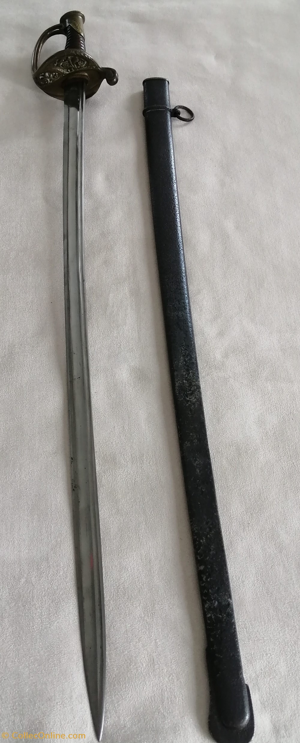 militaria armes blanches sabre adjudant infanterie 1855