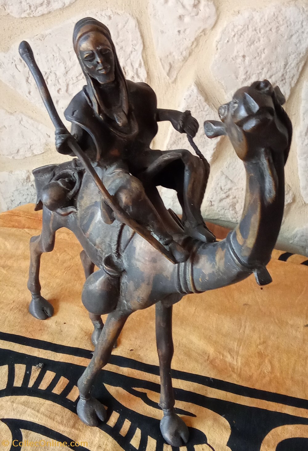 Bronze statuette touareg art antiquites africain bronze statuette touareg