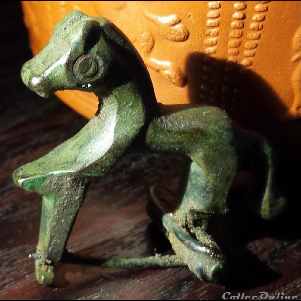Fibule - cheval art antiquite autre fibule cheval