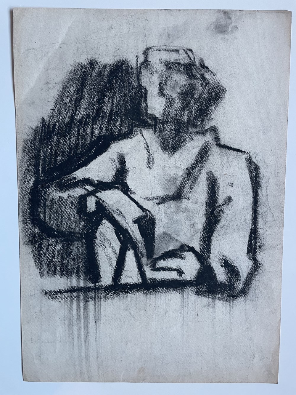 SCHICKER 198 Personenstudie Rutzenmoos kunst antiquitaten gemalde zeichnungen schicker 198 personenstudie rutzenmoos