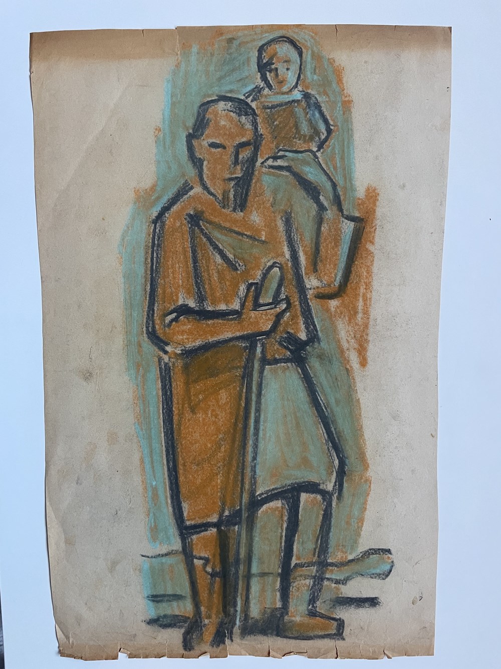 SCHICKER 196 Figur Rutzenmoos kunst antiquitaten gemalde zeichnungen schicker 196 figur rutzenmoos
