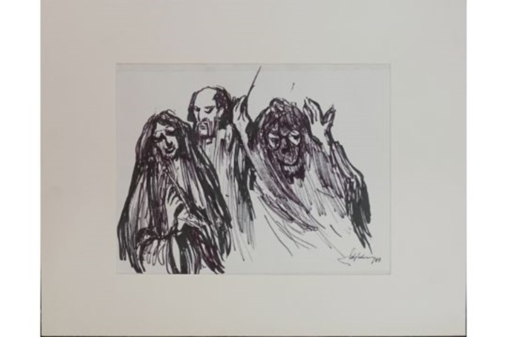 SCHICKER 5 kunst antiquitaten gemalde zeichnungen schicker 5