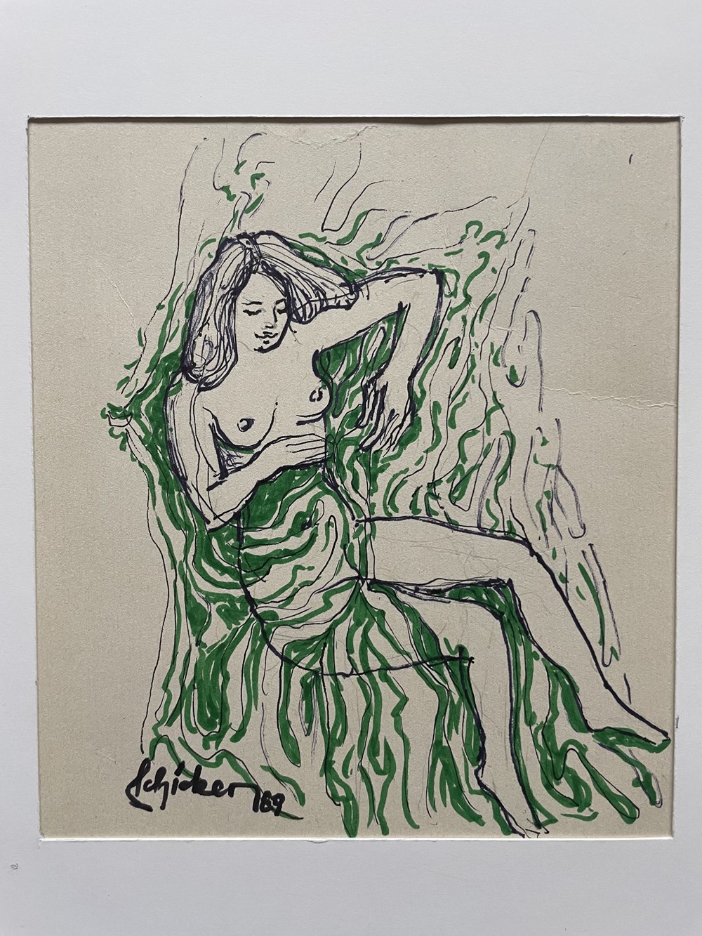 SCHICKER 105 kunst antiquitaten gemalde zeichnungen schicker 105