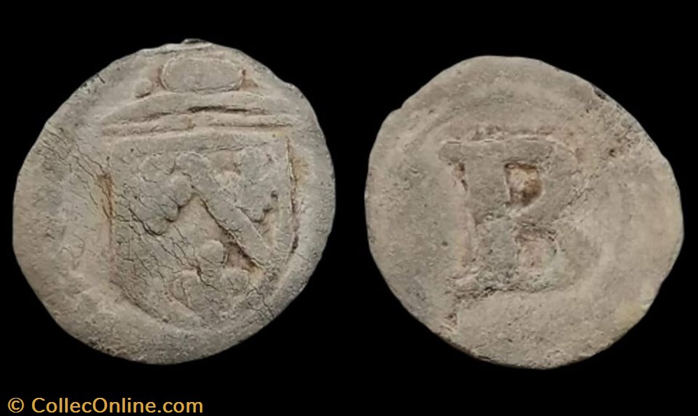 Méreau armorié monnaie jeton mereaux mereau armorie