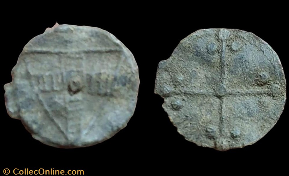 Méreau armorié monnaie jeton mereaux mereau armorie