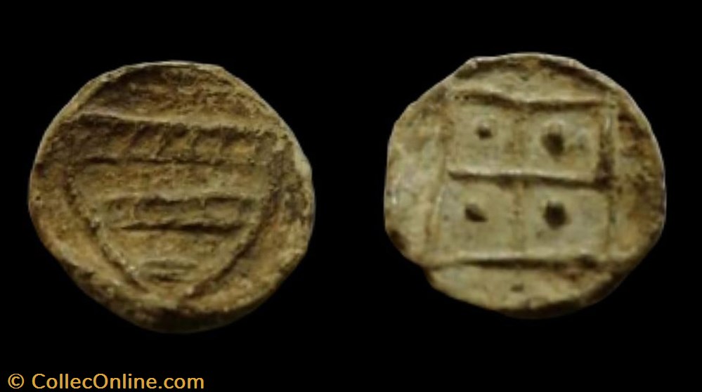 Méreau armorié monnaie jeton mereaux mereau armorie