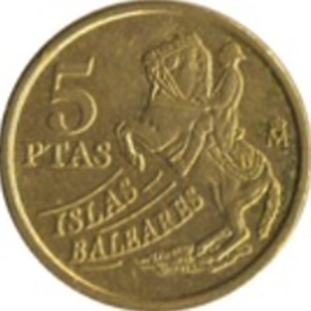 5 Pesetas Espagne 1997 monnaies monde 5 pesetas espagne 1997
