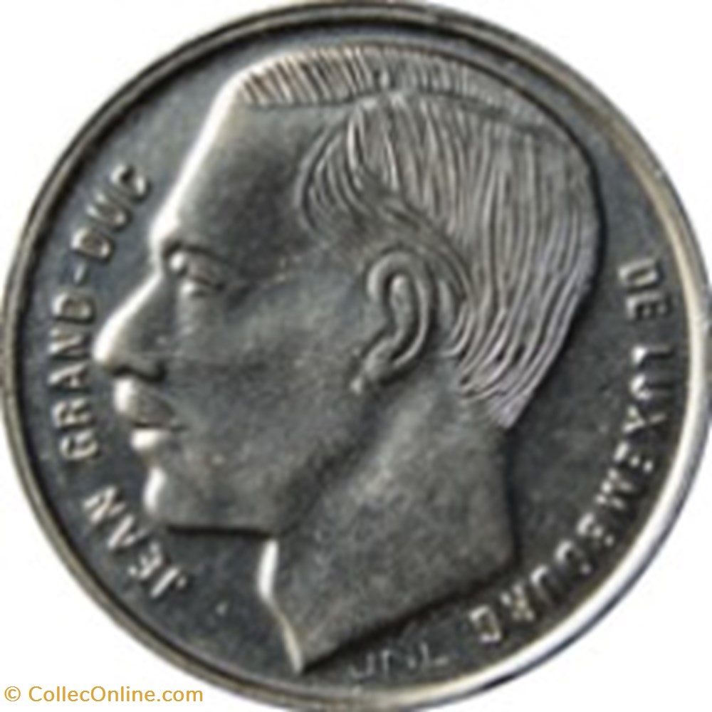 1 Franc Luxembourg Jean 1991 monnaies monde 1 franc luxembourg jean 1991