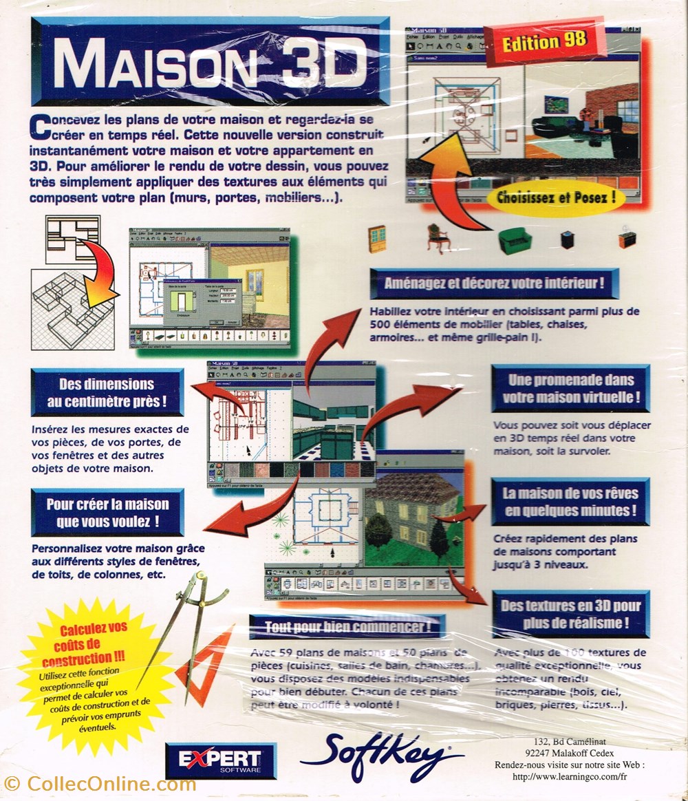 Maison 3D Softkey informatique logiciels maison 3d softkey