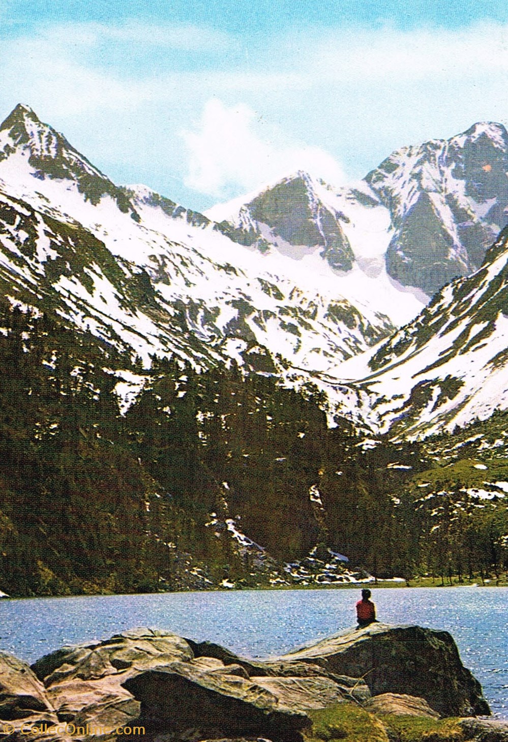 cartes postales france hautes pyrenees le lac de gaube