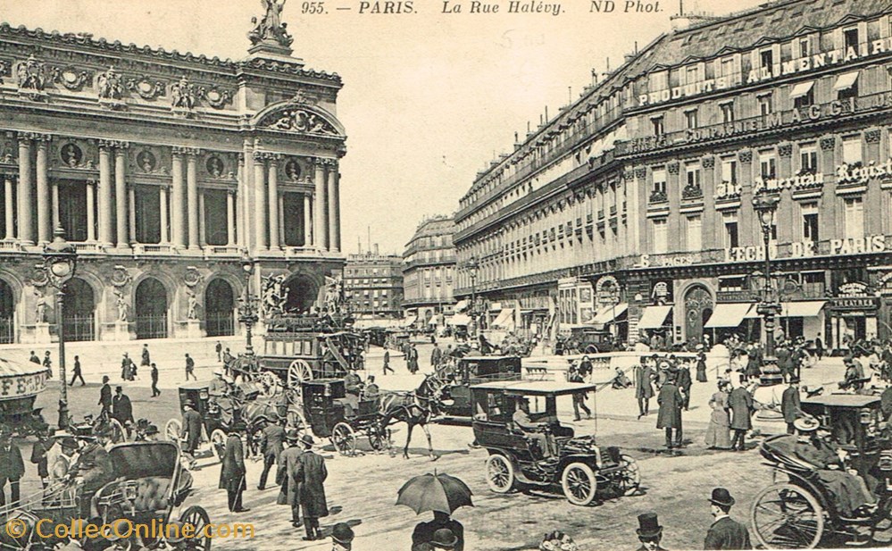 France-Paris-Rue Halèvy cartes postales france paris rue halevy