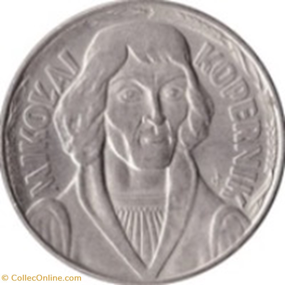 10 zlotys Copernic Pologne 1959 monnaies monde 10 zlotys copernic pologne 1959