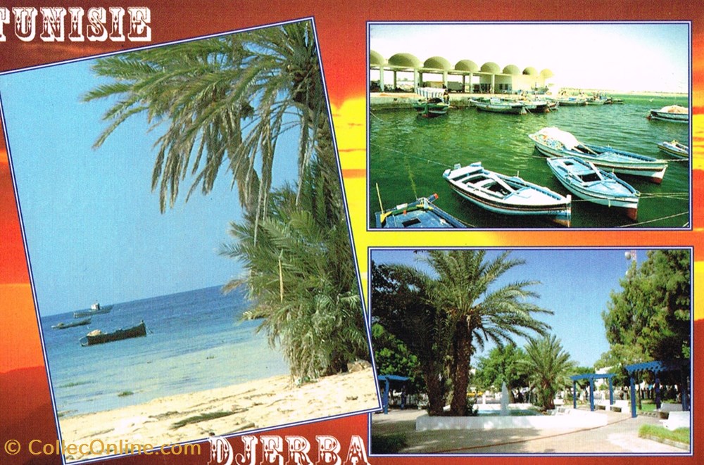 Tunisie-Djerba cartes postales tunisie djerba