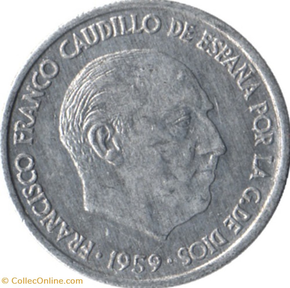 10 centimos Franco Espagne 1959 monnaies monde 10 centimos franco espagne 1959