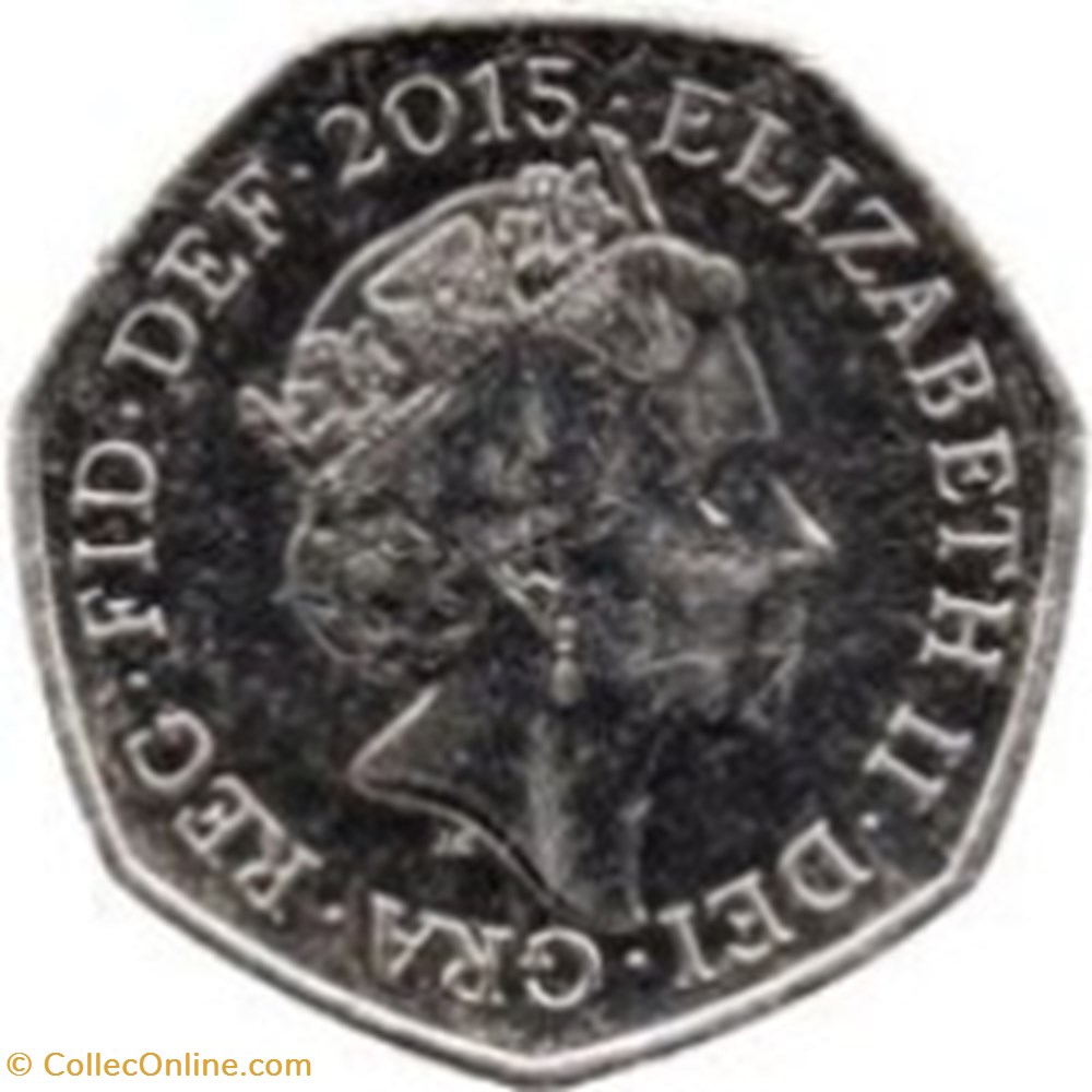 50 Pence - Elizabeth II 5e portrait 2019 Angleterre monnaies monde royaume uni 50 pence elizabeth ii 5e portrait 2019 angleterre