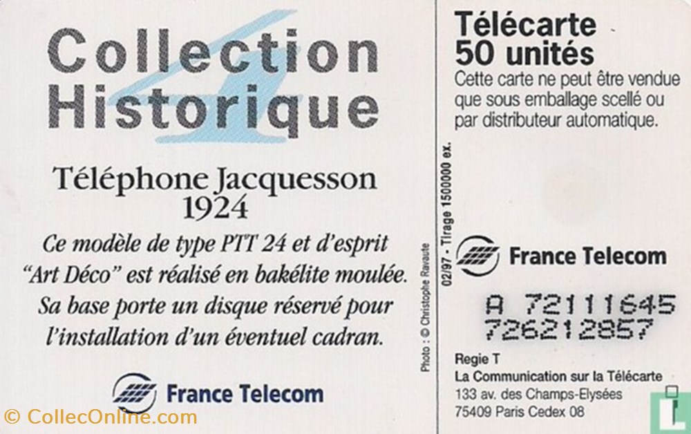 France- Téléphone Jacquesson- Solaïque 03 (1990) divers telecartes cartes telephoniques france telephone jacquesson solaique 03 1990