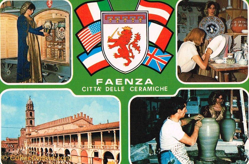 Italie-Faenza cartes postales italie faenza