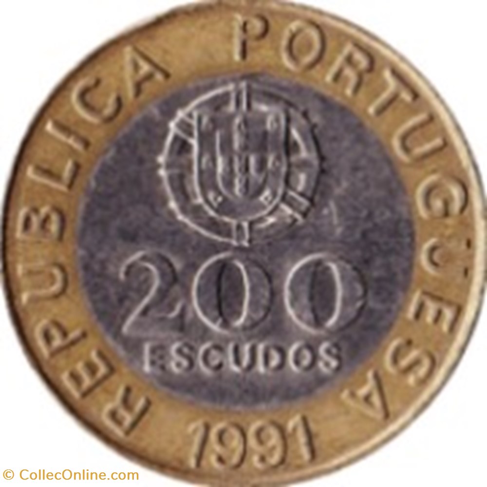 200 escudos Portugal 1991 monnaies monde 200 escudos portugal 1991