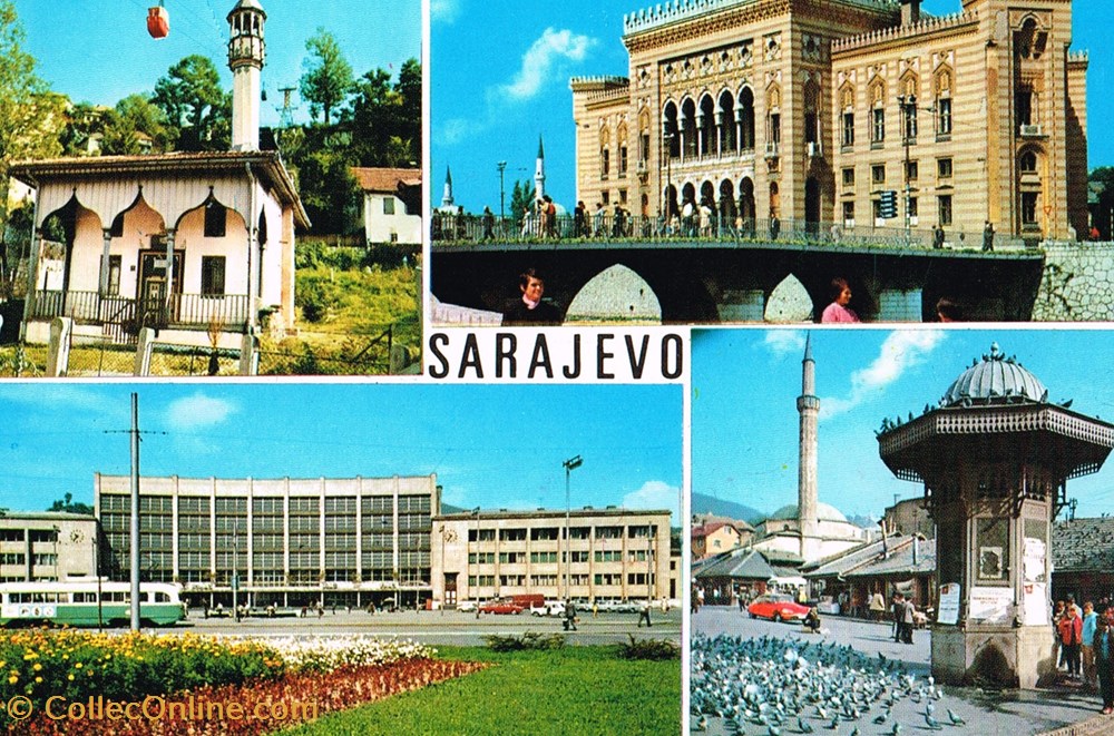 Bosnie-Sarajévo cartes postales bosnie sarajevo