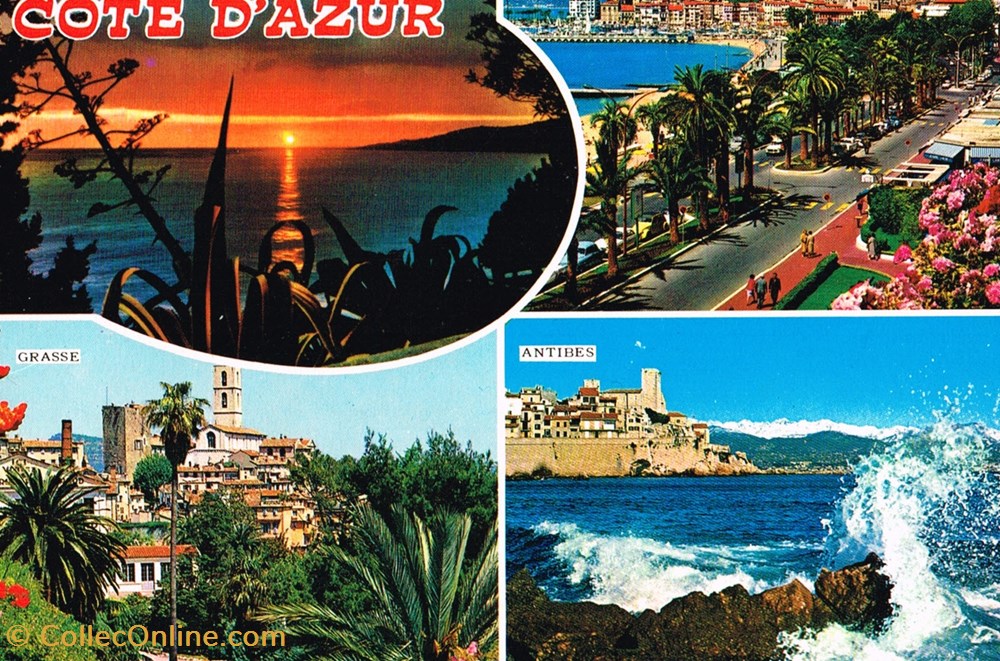 France-Alpes Martitimes-Cote d'Azur cartes postales france alpes martitimes cote azur