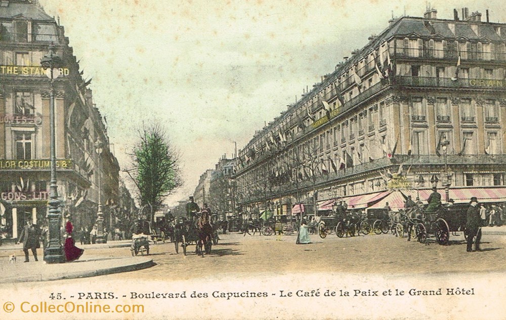 cartes postales france paris bd des capucines
