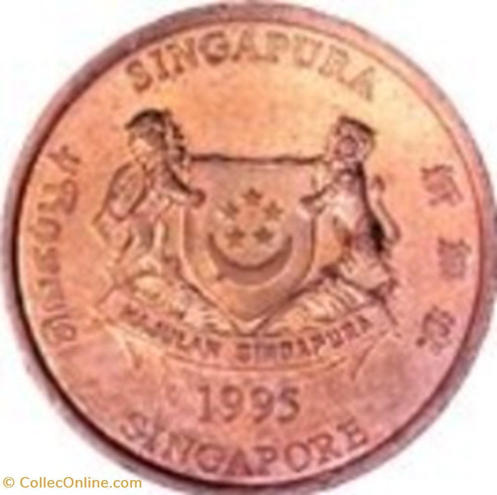 1 cent Singapour 1994 monnaies monde 1 cent singapour 1994