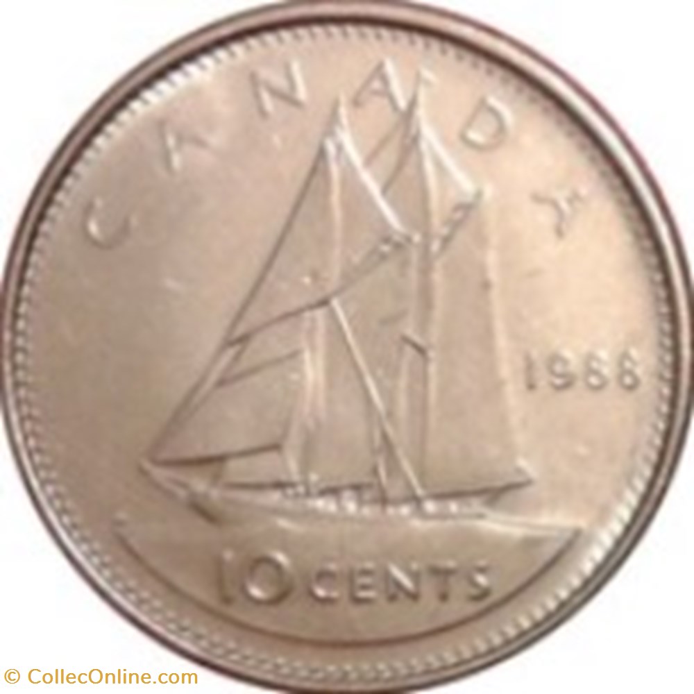 10 cents - Élisabeth II Canada 1981 monnaies monde 10 cents elisabeth ii canada 1981