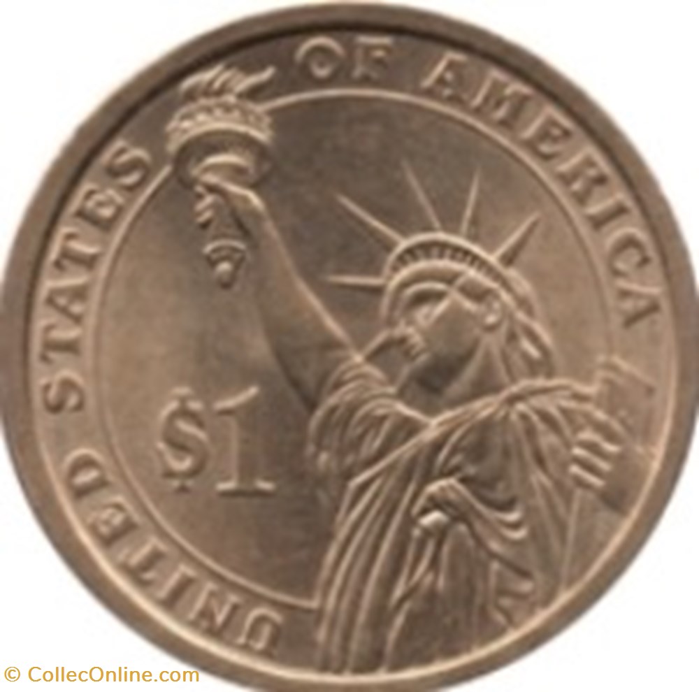 monnaies monde etats unis 1 dollar james madison 2007 d