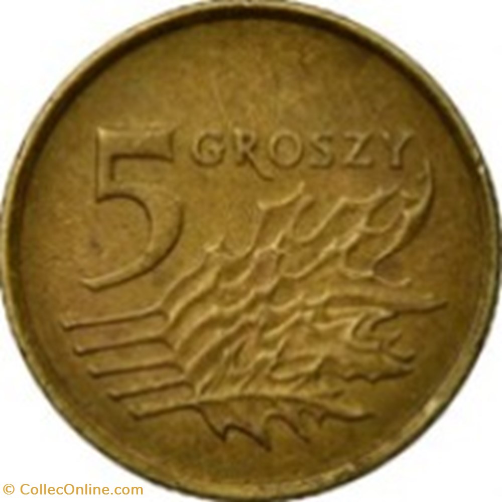 5 groszy Pologne 2009 monnaies monde 5 groszy pologne 2009