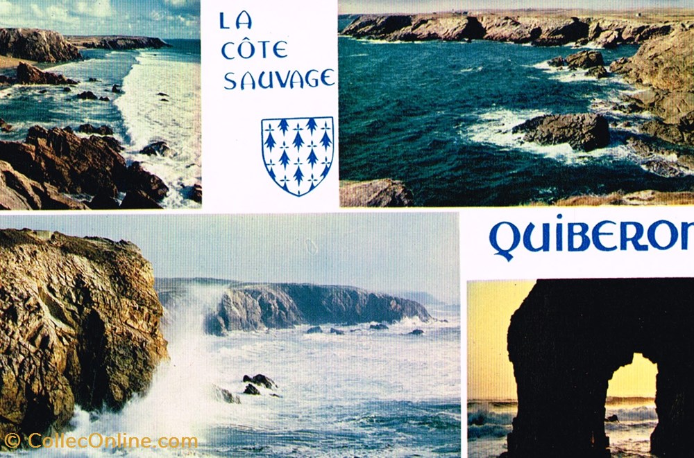 cartes postales france morbihan quiberon