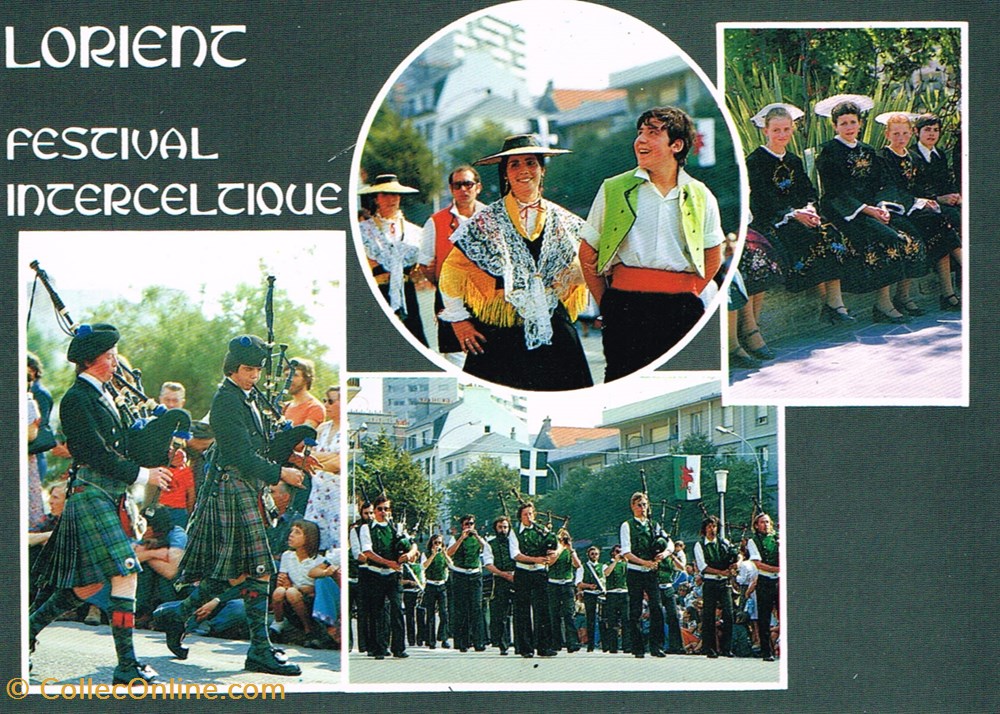 France-Bretagne-Morbihan-Lorient-Festival interceltique cartes postales france bretagne morbihan lorient festival interceltique