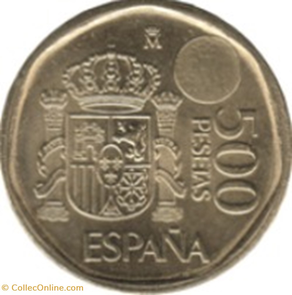 500 pesetas Juan Carlos I Espagne 1994 monnaies monde 500 pesetas juan carlos i espagne 1994