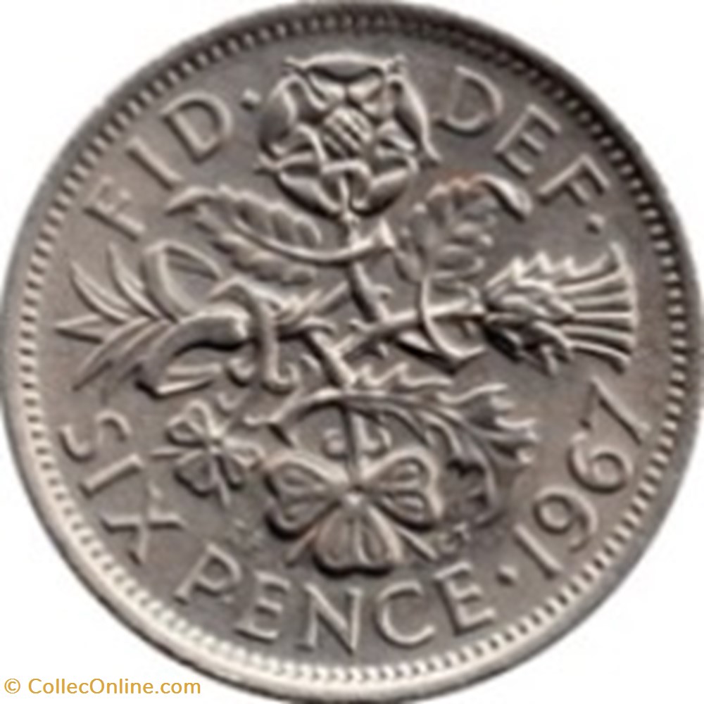 6 Pence Angleterre Elizabeth II 1960 monnaies monde royaume uni 6 pence angleterre elizabeth ii 1960