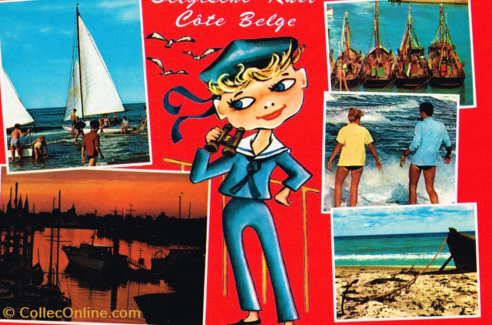 Belgique-Côte Belge cartes postales belgique cote belge