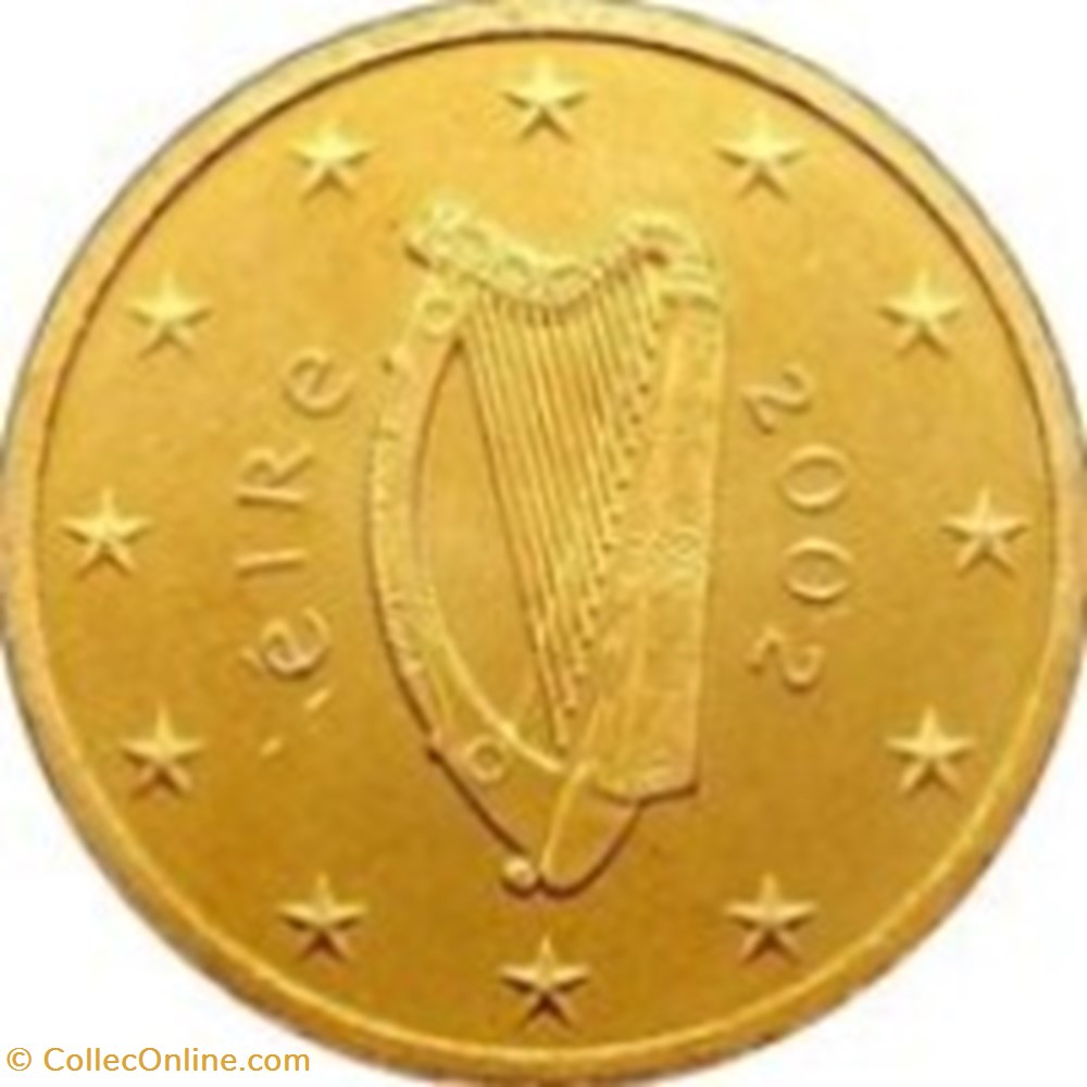 50 Cent Euro-Irlande 2002 monnaies 50 cent euro irlande 2002