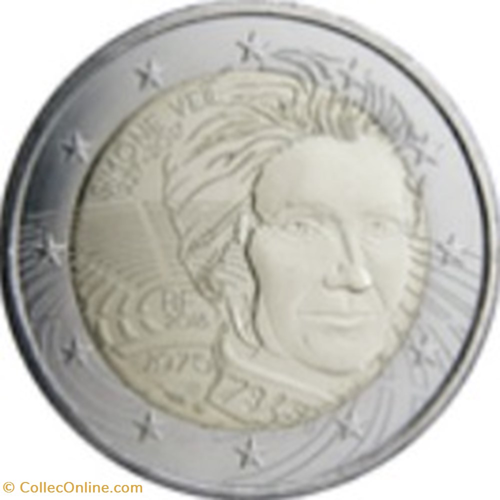 2 Euros-France 2018-Simone Veil monnaies 2 euros france 2018 simone veil