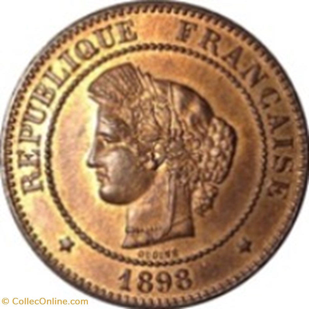 monnaies monde france 5 centimes ceres 1882 a