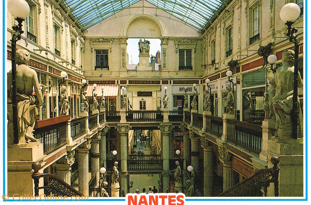 France-Loire Atlantique-Nantes-Le passage Pommeraye cartes postales france loire atlantique nantes le passage pommeraye