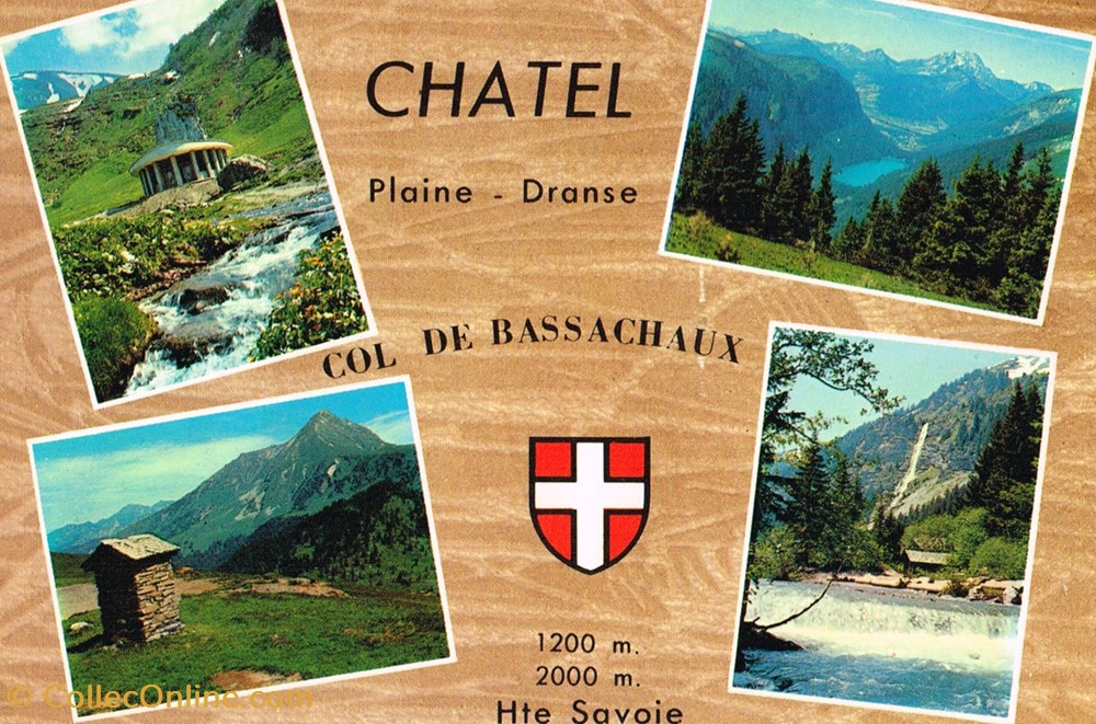 cartes postales france haute savoie le col de bassachaux