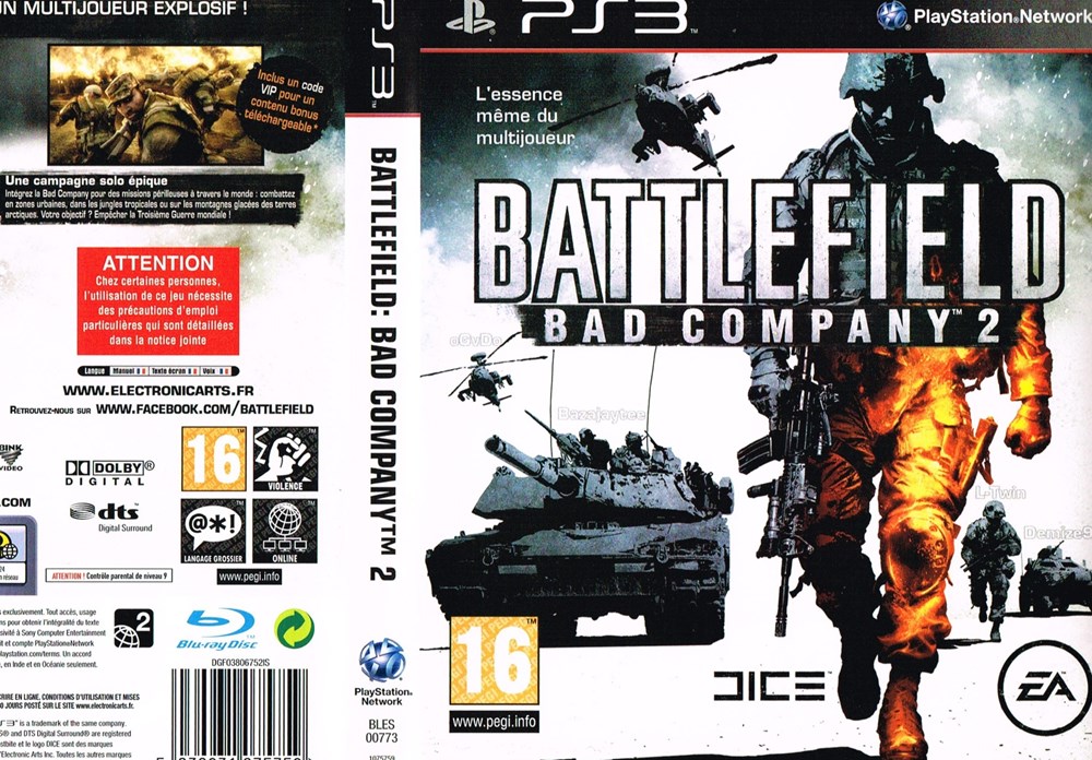 Battelfield Bad Company 2 jeux videos consoles battelfield bad company 2