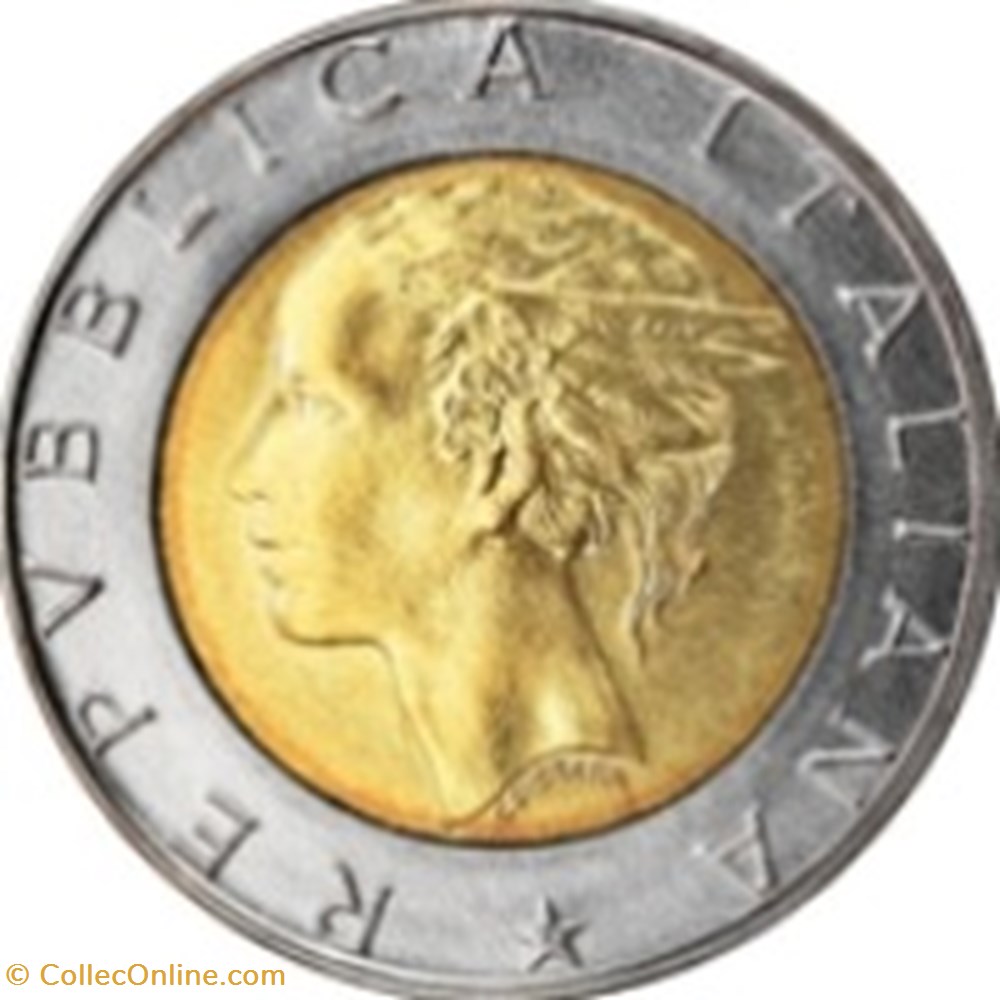 monnaies monde 500 lires italie 1989
