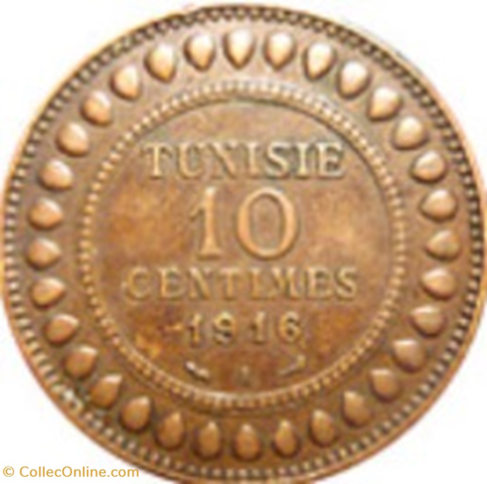 10 Centimes Tunisie 1907 A monnaies monde 10 centimes tunisie 1907 a