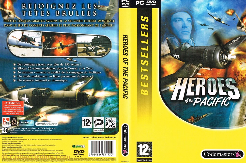 jeux videos consoles heros of the pacific