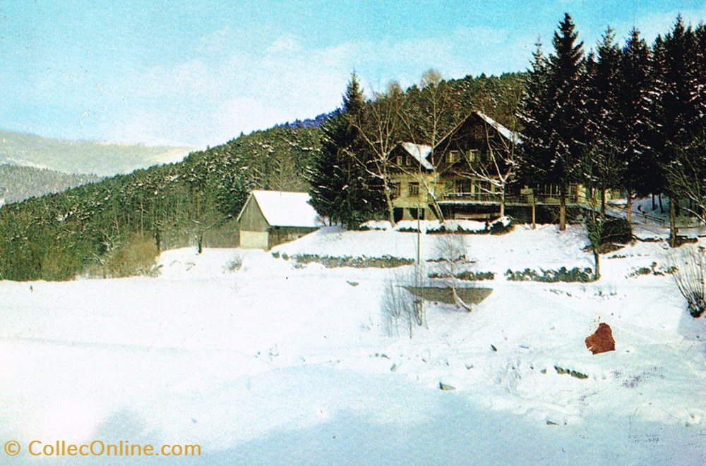 cartes postales france haut rhin luttenbach restaurant au chene voltaire