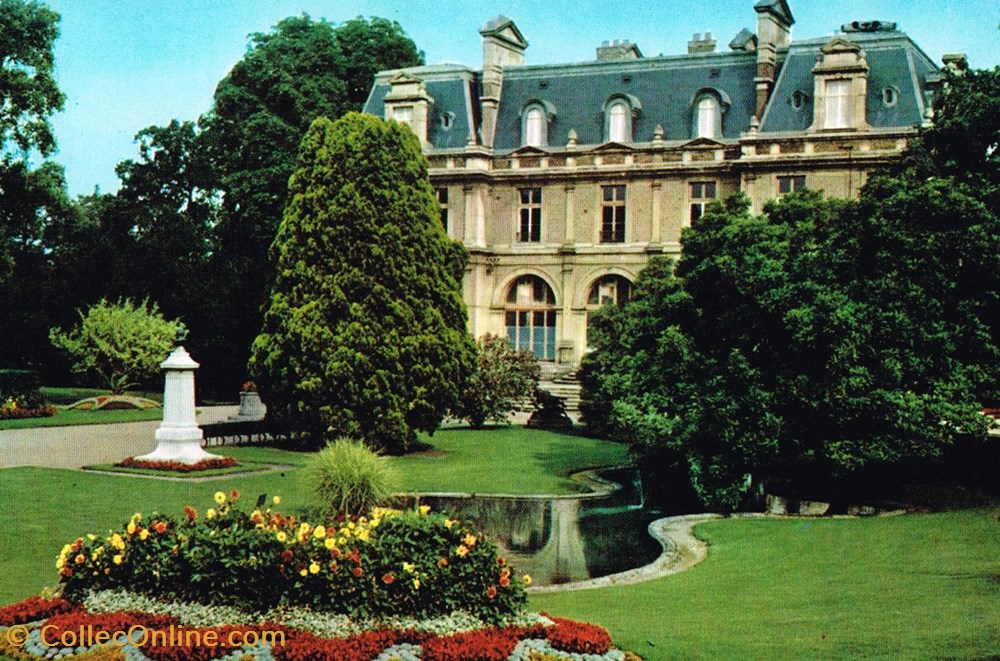cartes postales france somme abbville parc ermenonville