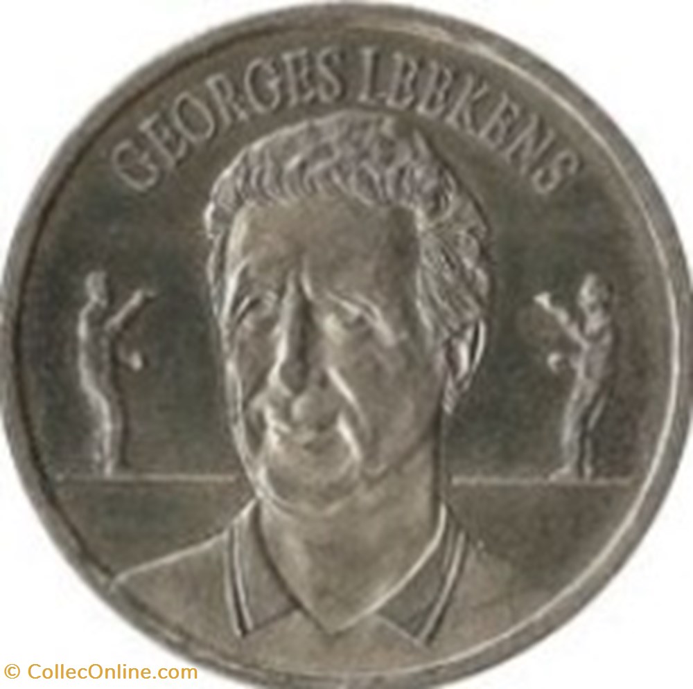 Belgique-URBSFA Georges Leekens monnaies paranumismatique jetons poids belgique urbsfa georges leekens
