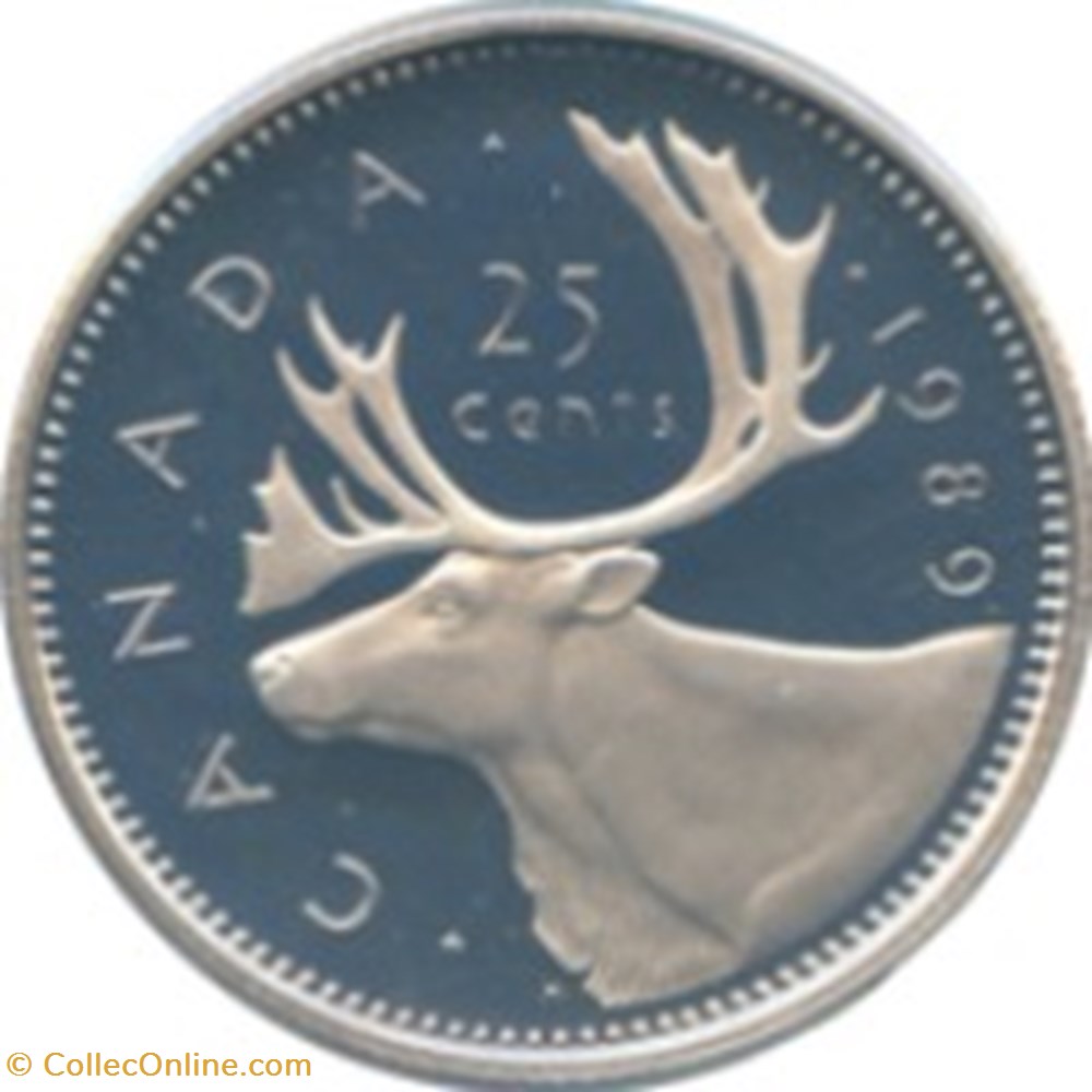 25 cents - Élisabeth II 1982 monnaies monde canada 25 cents elisabeth ii 1982