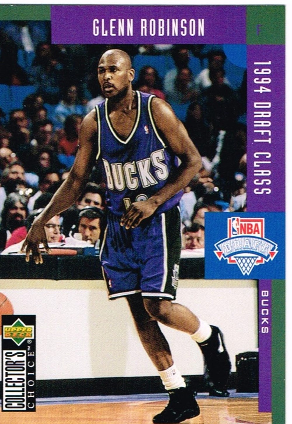 NBA 1994- Glenn Robinson-Bucks sport olympisme sports collectifs basketball nba 1994 glenn robinson bucks