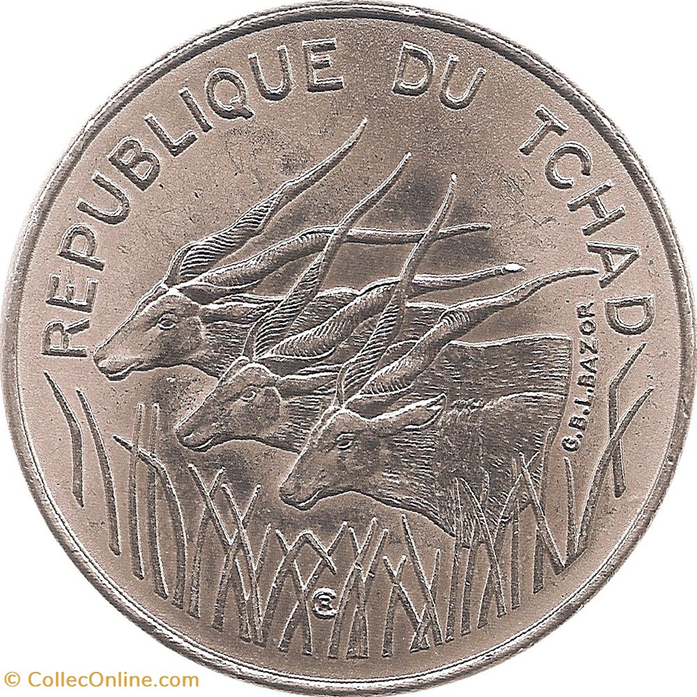 100 Francs Tchad 1990 monnaies monde 100 francs tchad 1990