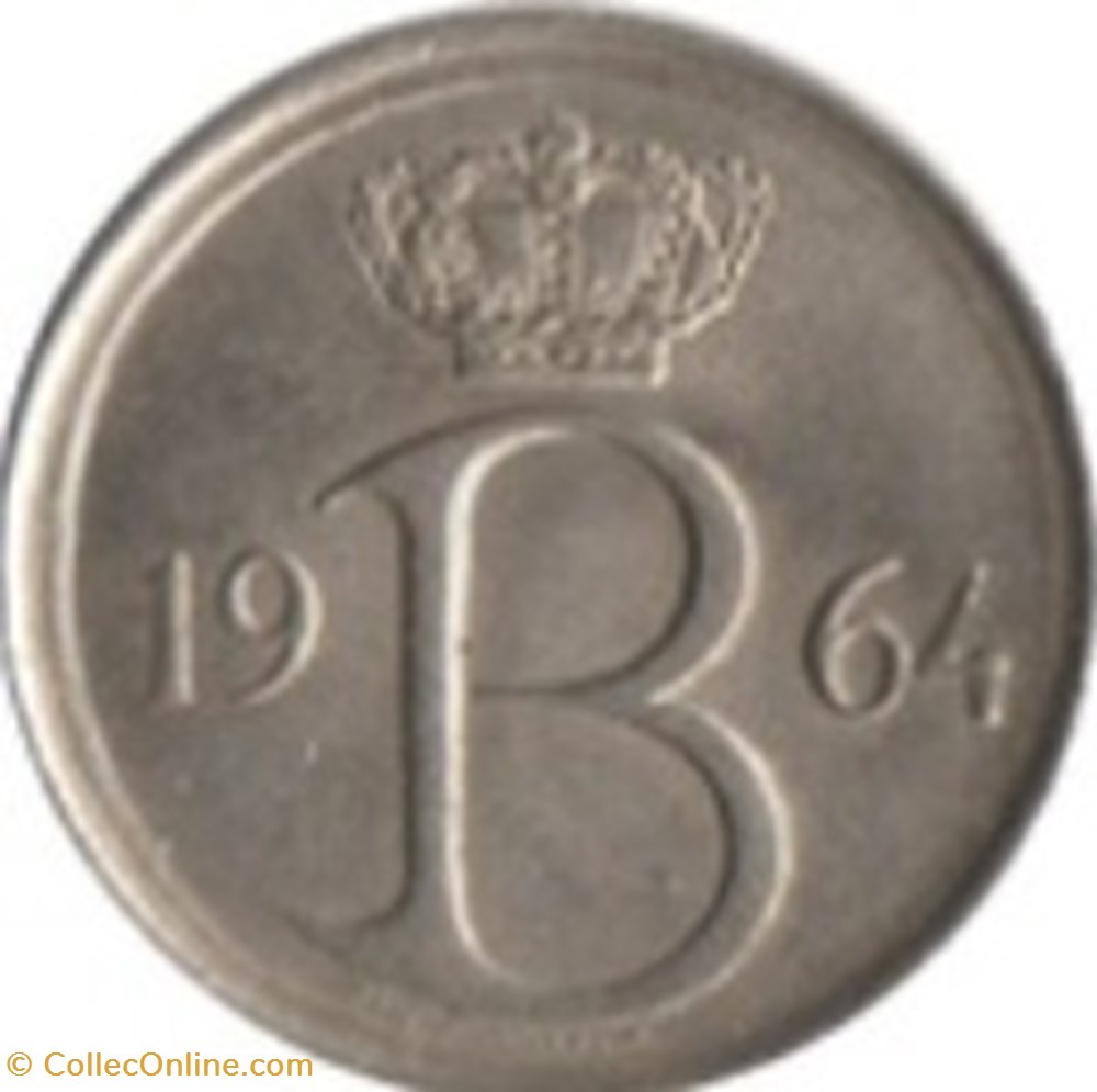 25 Centimes Belgique 1965 monnaies monde 25 centimes belgique 1965